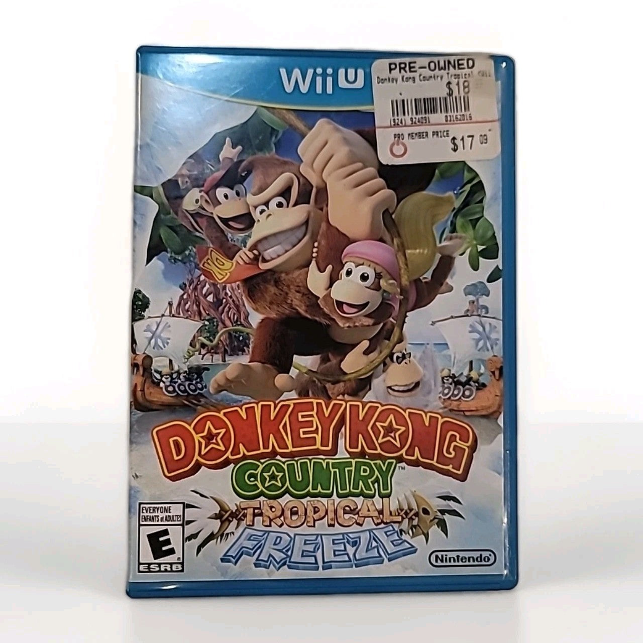 Donkey Kong Country: Tropical Freeze Nintendo Wii U 2014 Complete CIB