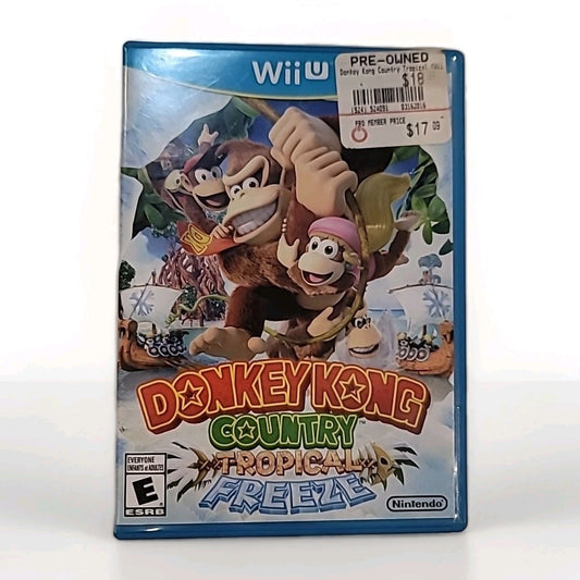 Donkey Kong Country: Tropical Freeze Nintendo Wii U 2014 Complete CIB