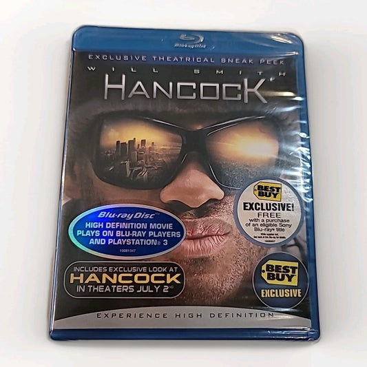Hancock (Blu-ray, Best Buy Exclusive, 2008) - FACTORY SEALED