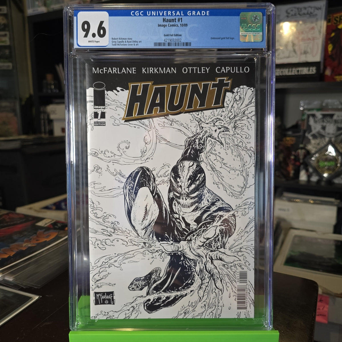 Haunt 1 Gold Foil Edition CGC 9.6 Todd McFarlane COVER