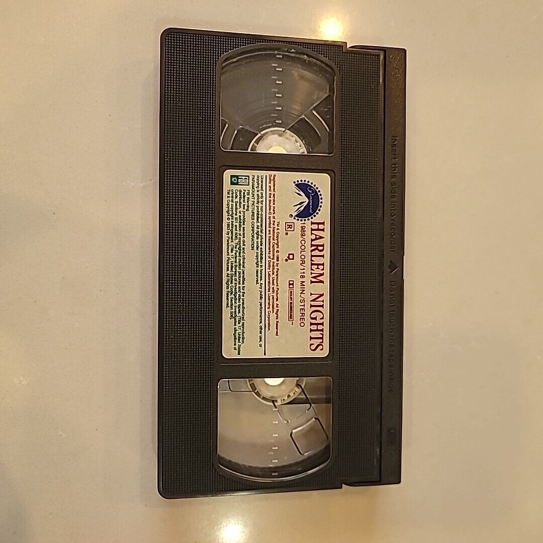 Harlem Nights VHS VCR Video Tape Used Eddie Murphy Richard Pryor