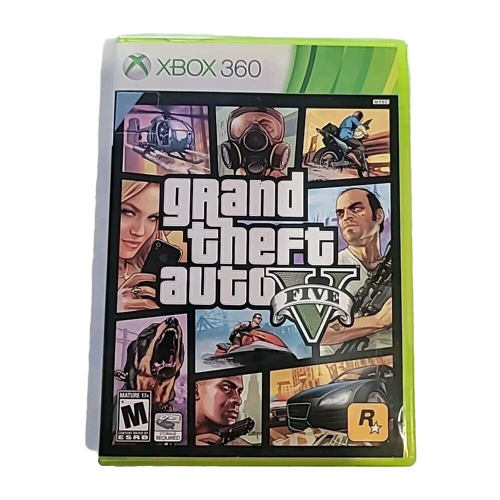 Grand Theft Auto V (Microsoft Xbox 360, 2013) CIB Complete