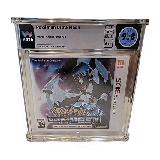 2016 Pokemon Moon Nintendo 3DS Video Game WATA 9.8 Sealed A++