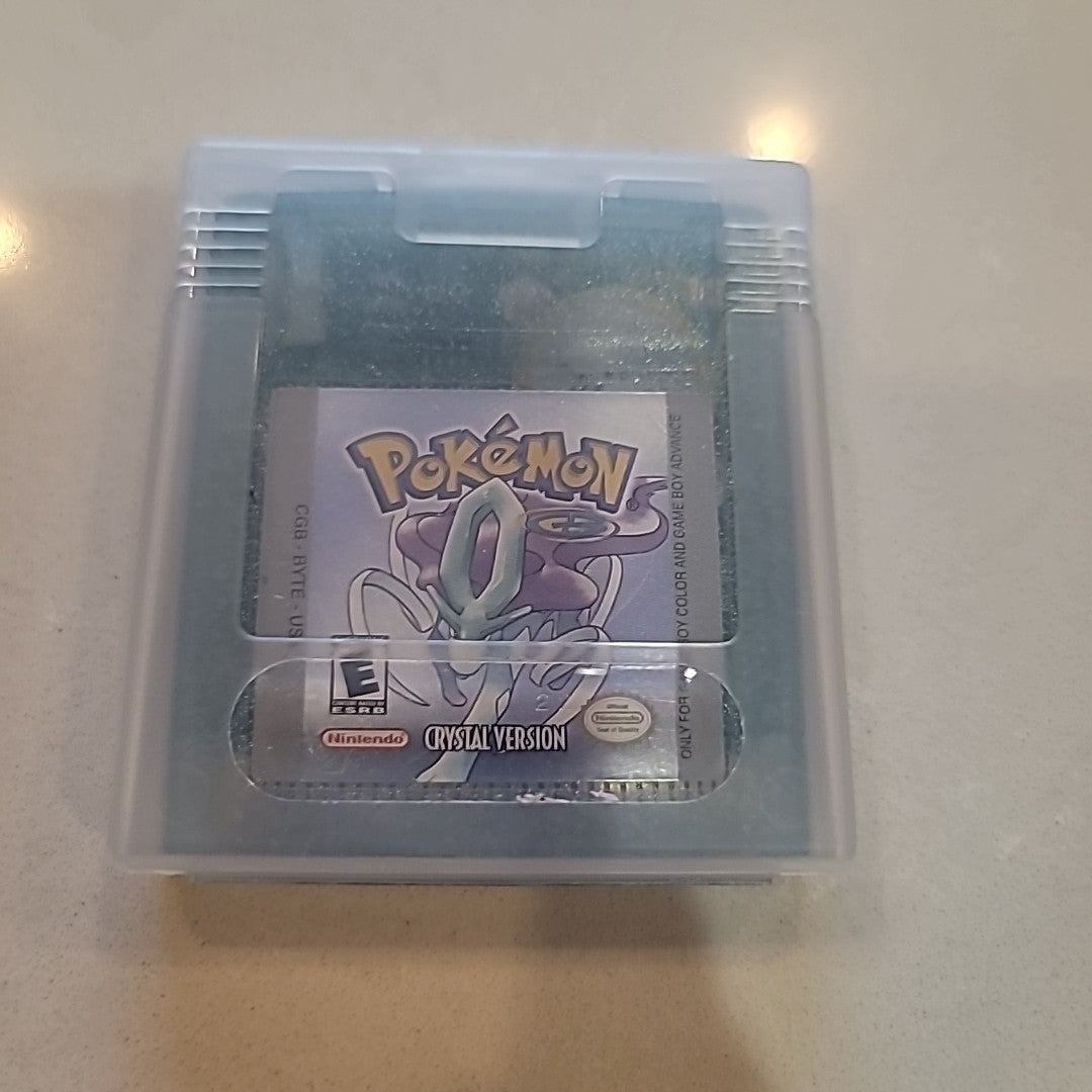 Pokemon Crystal Version (Nintendo GameBoy, 2001) Cartridge Only - Authentic Case