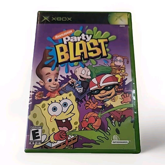 Nickelodeon Party Blast (Original Xbox) CIB COMPLETE & TESTED