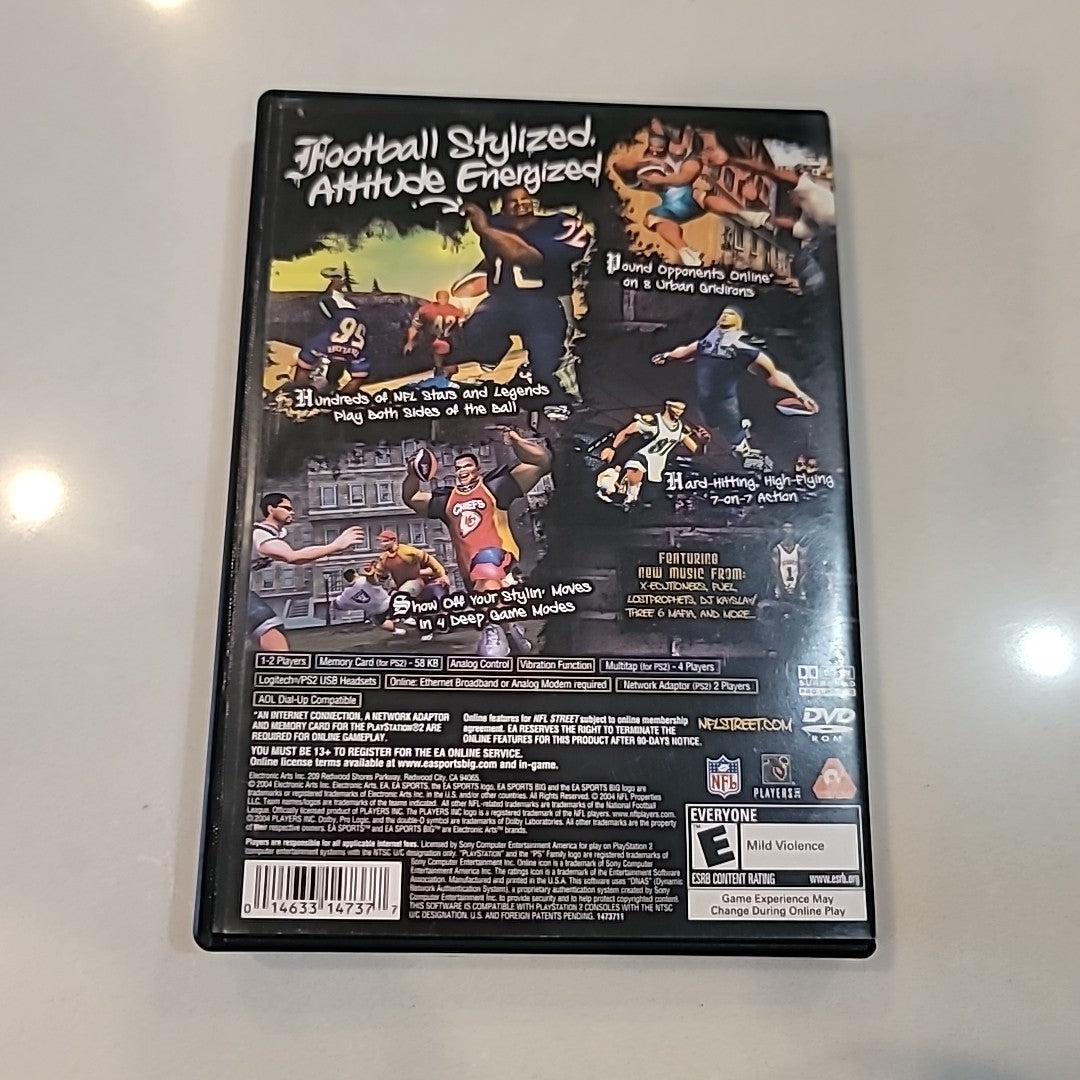 NFL Street Sony PlayStation 2 PS2, 2004 CIB Complete -