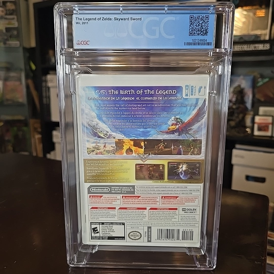 The Legend of Zelda: Skyward Sword 9.0 A+ CGC Nintendo Wii sealed