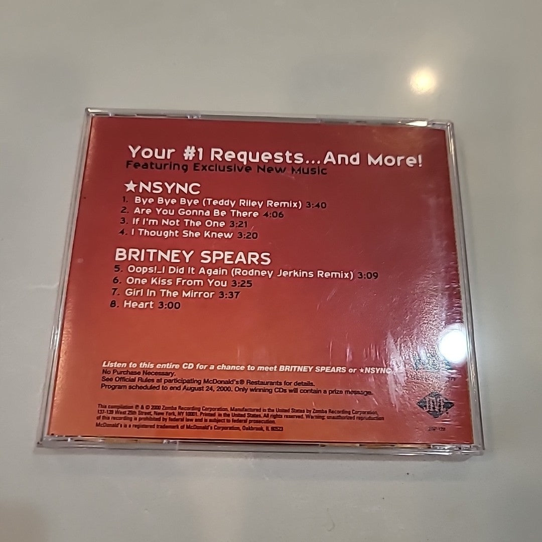 Nsync - Britney Spears - Your #1 Requests..and More! Pop Music CD (2000)
