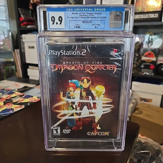 Breath of Fire: Dragon Quarter (Sony PlayStation 2, 2003) CGC Graded 9.9 A++ New