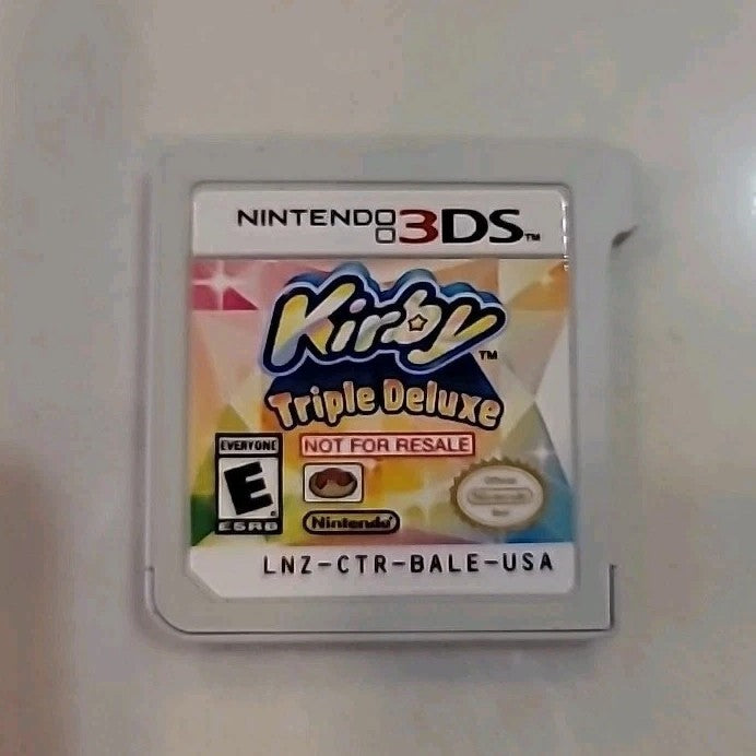 Nintendo 3DS Kirby Triple Deluxe (Not For Resale) Cart Only Tested/working