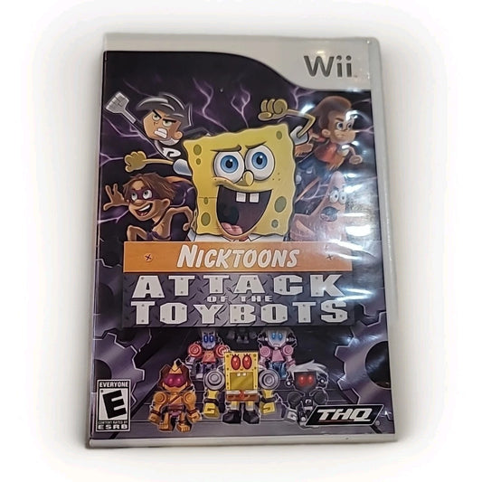 Nicktoons Attack of the Toybots (Nintendo Wii, 2007)  Spongebob No Manual
