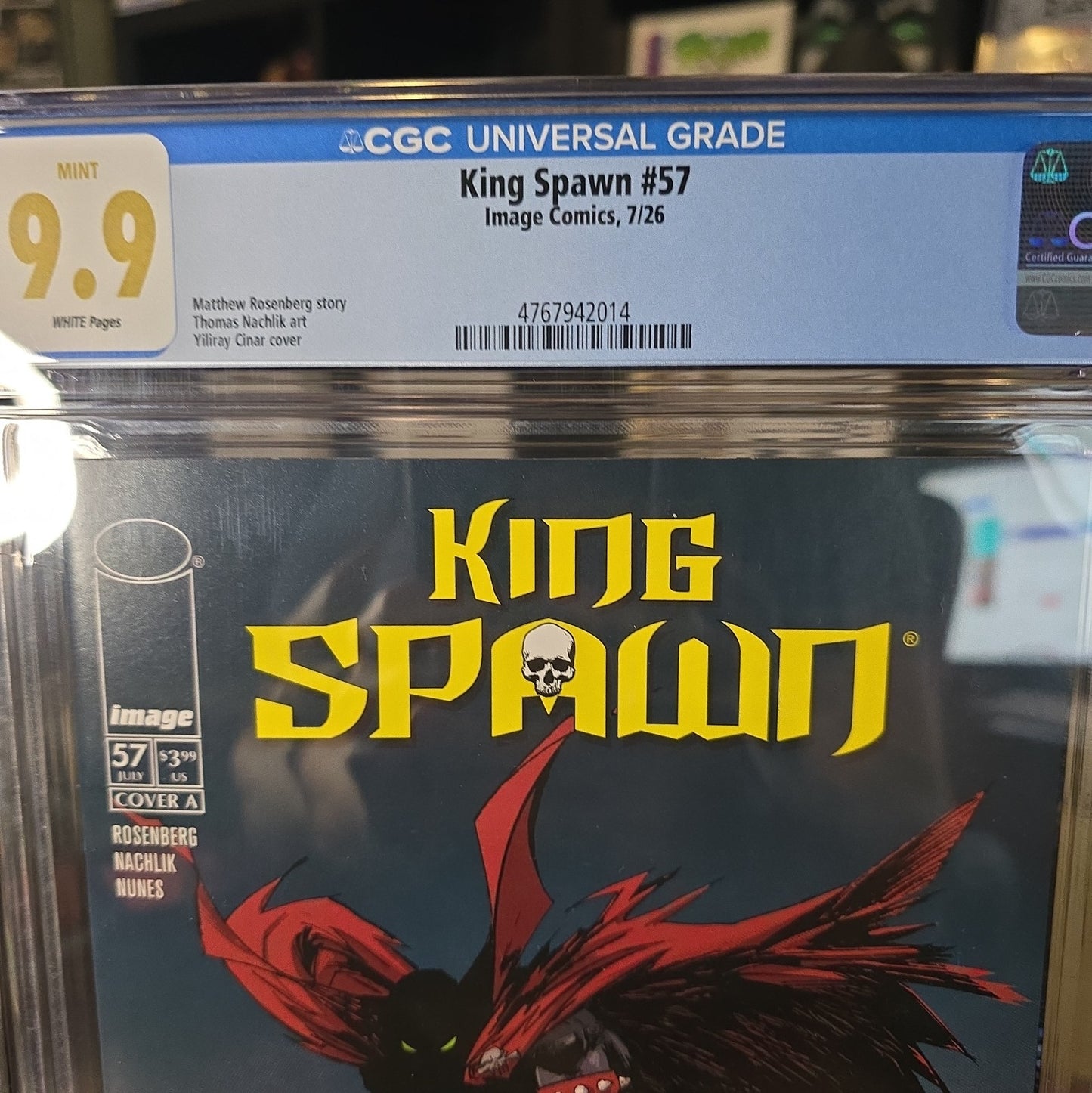 KING SPAWN #57 CGC 9.9!
