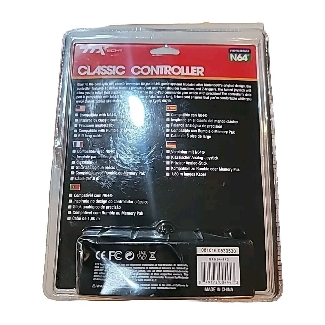 Nintendo 64 CONTROLLER YELLOW N64 *OLD SKOOL* New In Box!! Retro