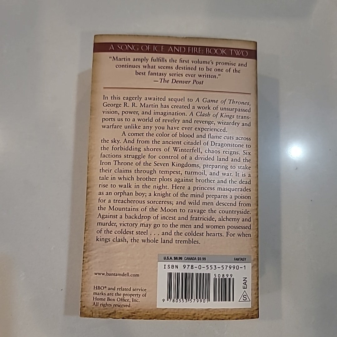 A Clash Of Kings by George R.R. Martin (Bantam PB)
