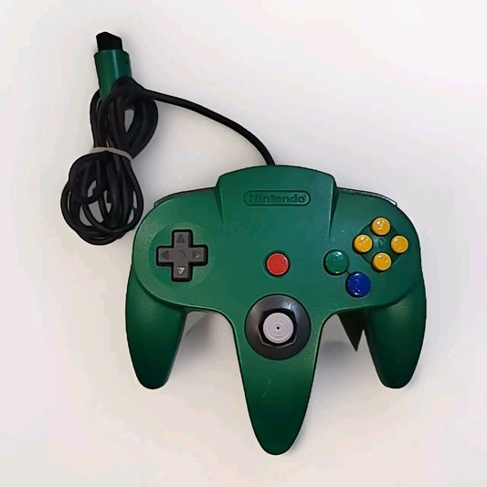 OEM Nintendo 64 N64 Controller Green Authentic NUS-005 - Tested