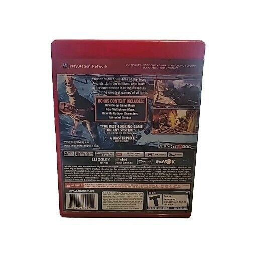 Uncharted 2 Among Thieves Game of the Year Edition Playstation 3 PS3 CIB