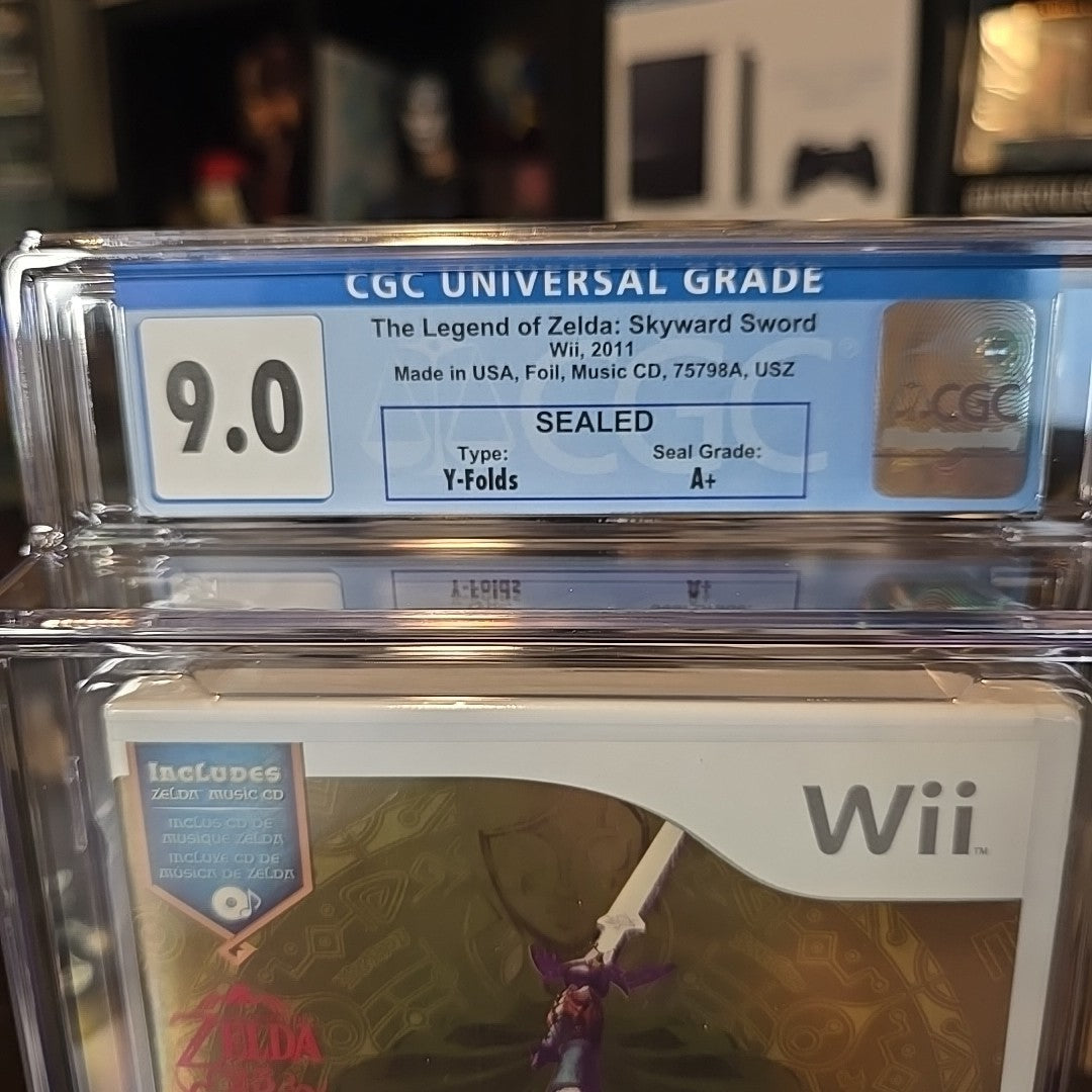 The Legend of Zelda: Skyward Sword 9.0 A+ CGC Nintendo Wii sealed