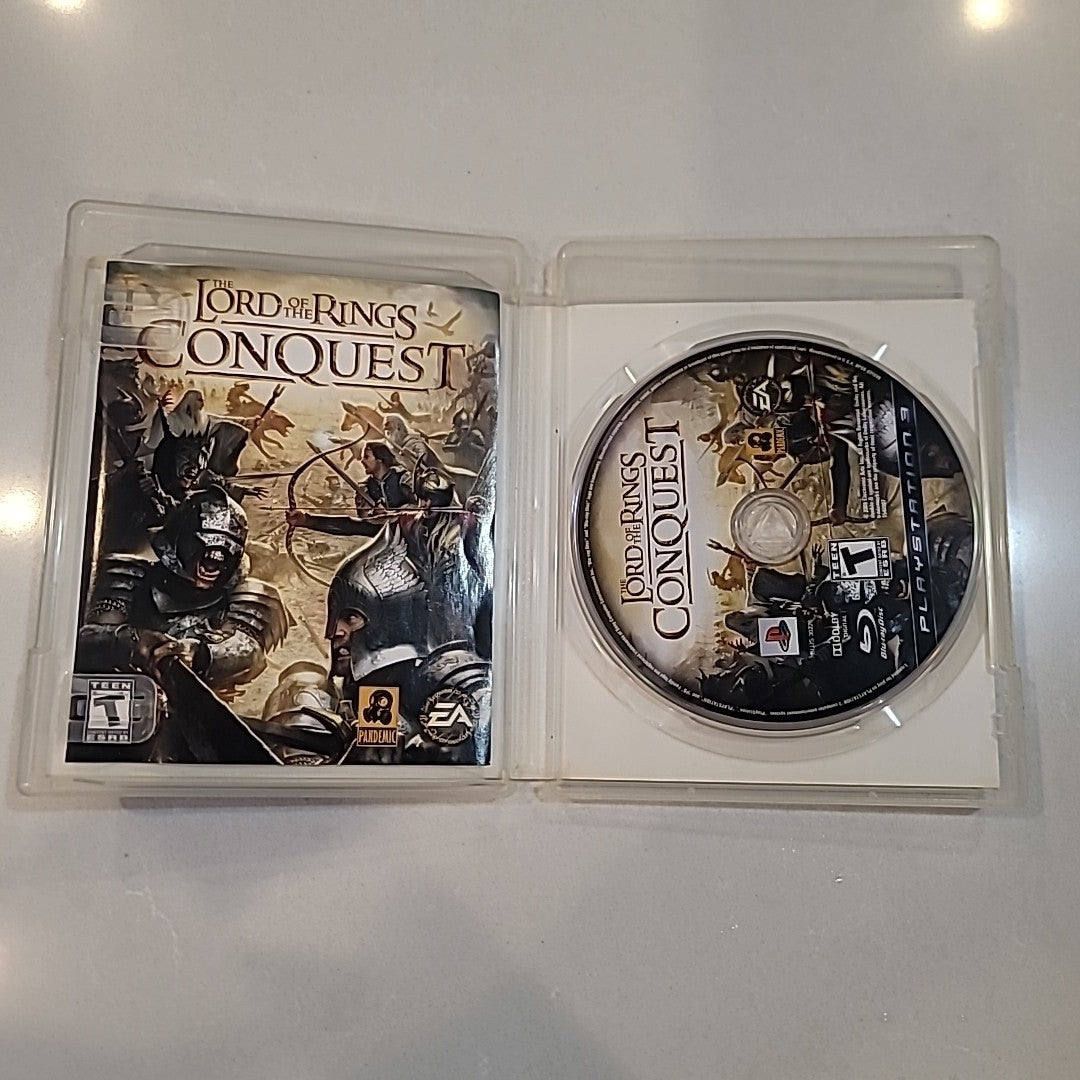 The Lord of the Rings: Conquest (Sony PlayStation 3, 2009) PS3 Complete CIB