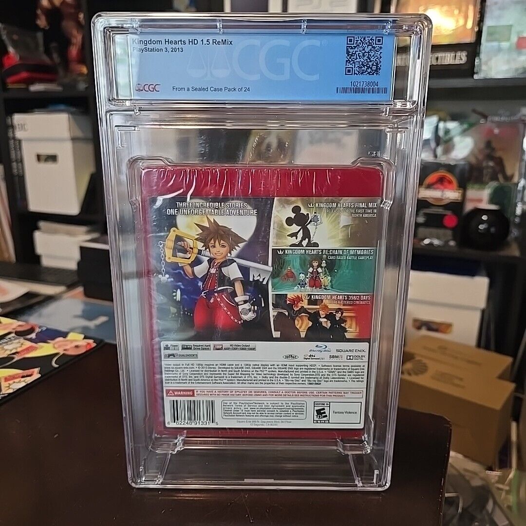 Kingdom Hearts HD 1.5 Remix Playstation 3 PS3 CGC 9.8 A++