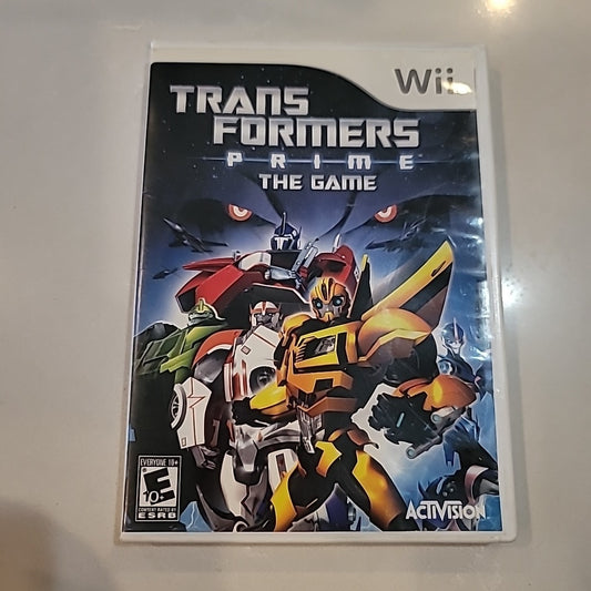 Transformers Prime: The Game (Nintendo Wii, 2012) Tested & Working