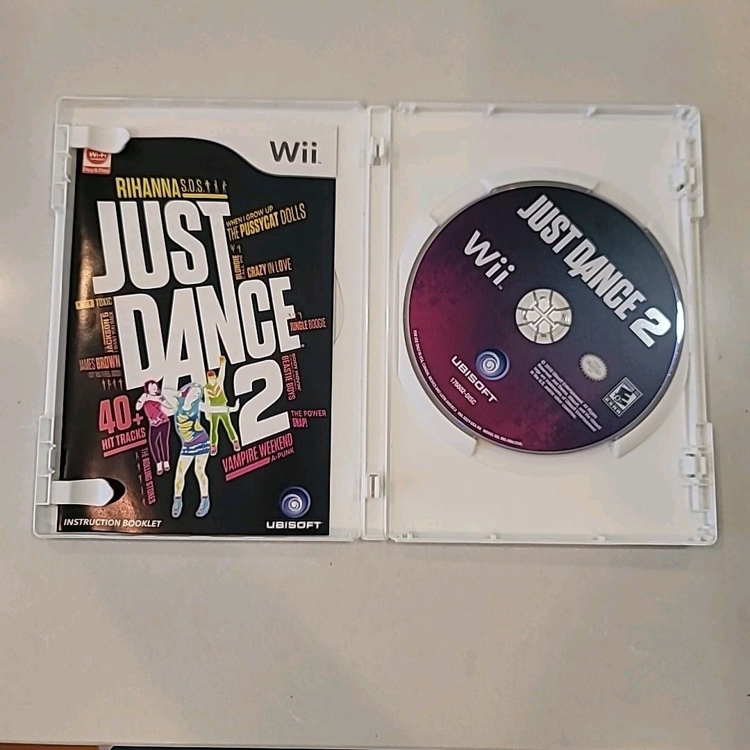 Just Dance 2 (Nintendo Wii, 2010) - Ubisoft Complete With Manual Best Buy