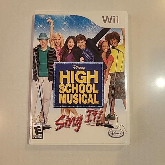 High School Musical Sing It - Nintendo Wii Authentic Game