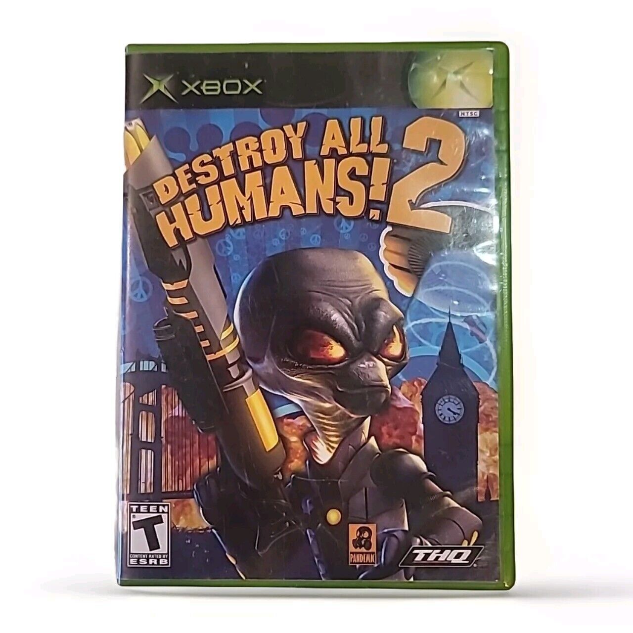 Destroy All Humans 2 (Microsoft Xbox, 2006) Complete CIB