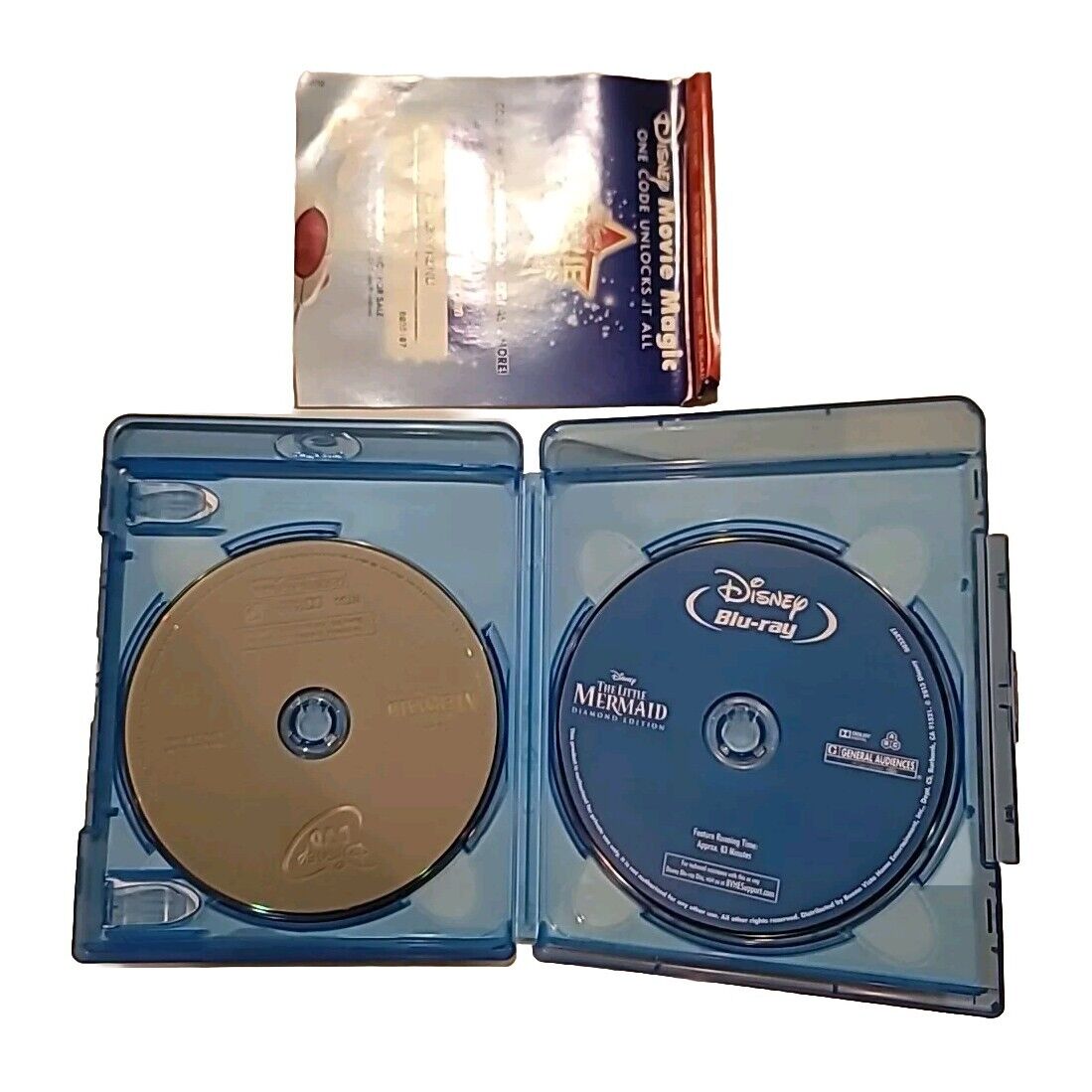 The Little Mermaid (Blu-Ray And DVD Discs 2013) No Scratches