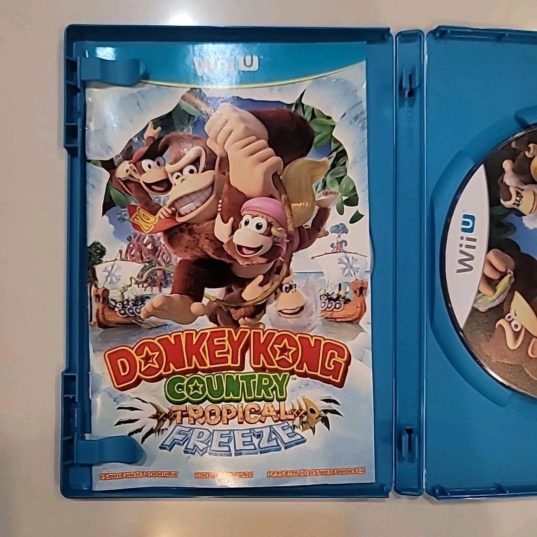 Donkey Kong Country: Tropical Freeze Nintendo Wii U 2014 Complete CIB