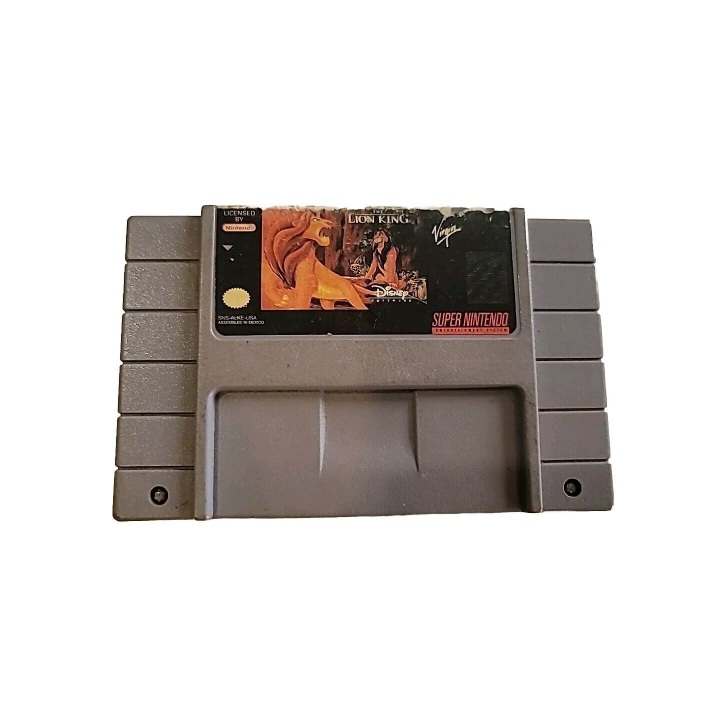 The Lion King (Super Nintendo, 1994) SNES Game - TESTED -