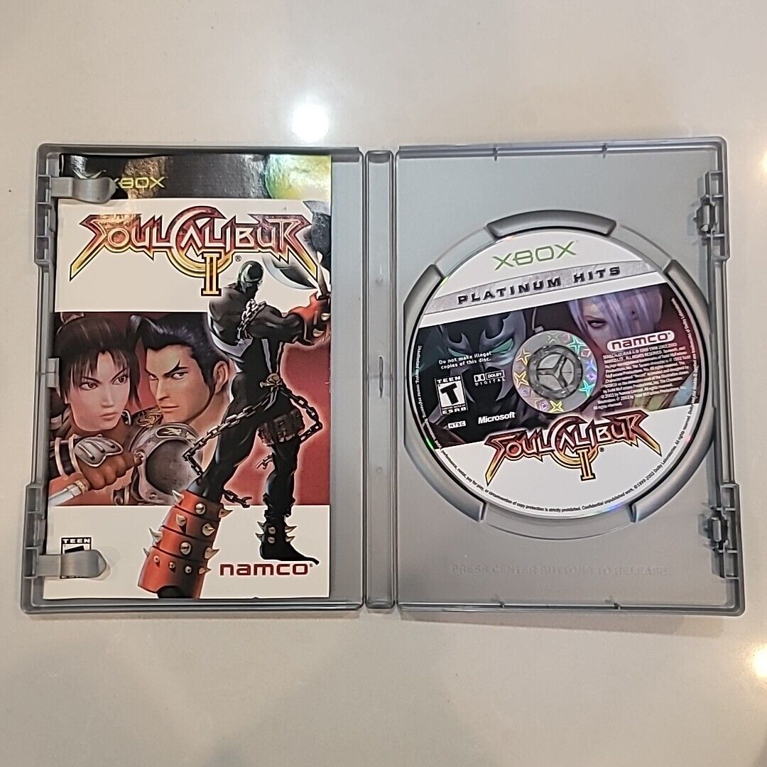Soul Calibur II 2 Soulcalibur (Microsoft Xbox, 2003) CIB Complete in Box CIB