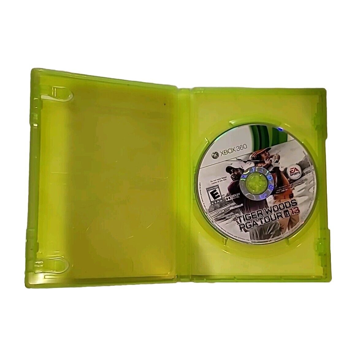 Tiger Woods PGA Tour 13 (Microsoft Xbox 360, 2012) -