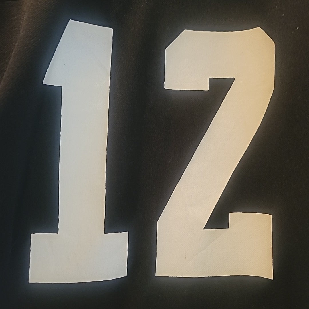 Vintage 70s 80s Rawlings NFL Pittsburgh Steelers Terry Bradshaw Jersey (L) #12