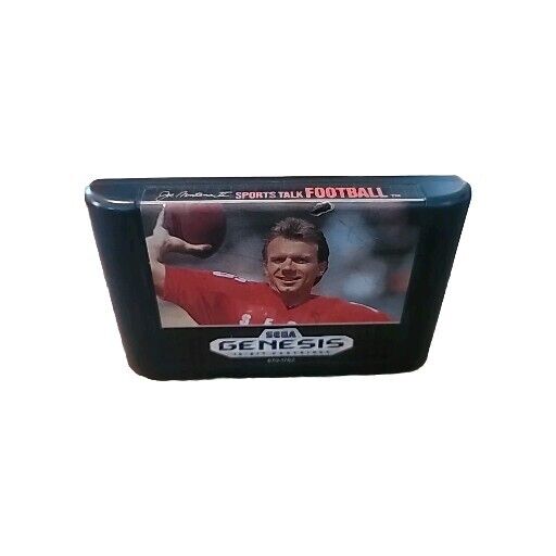 Joe Montana II Sports Talk Football (Sega Genesis) Authentic - Cartridge  Tested