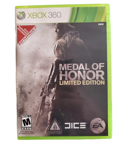 Medal of Honor -- Limited Edition (Xbox 360, 2010) Complete Tested Working