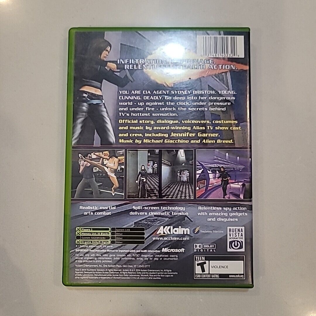 Alias Xbox CIB Tested
