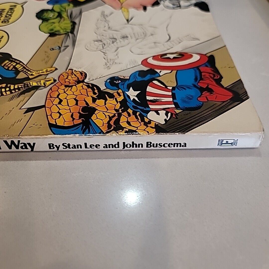 HOW TO DRAW COMICS MARVEL WAY STAN LEE JOHN BUSCEMA PAPERBACK TPB