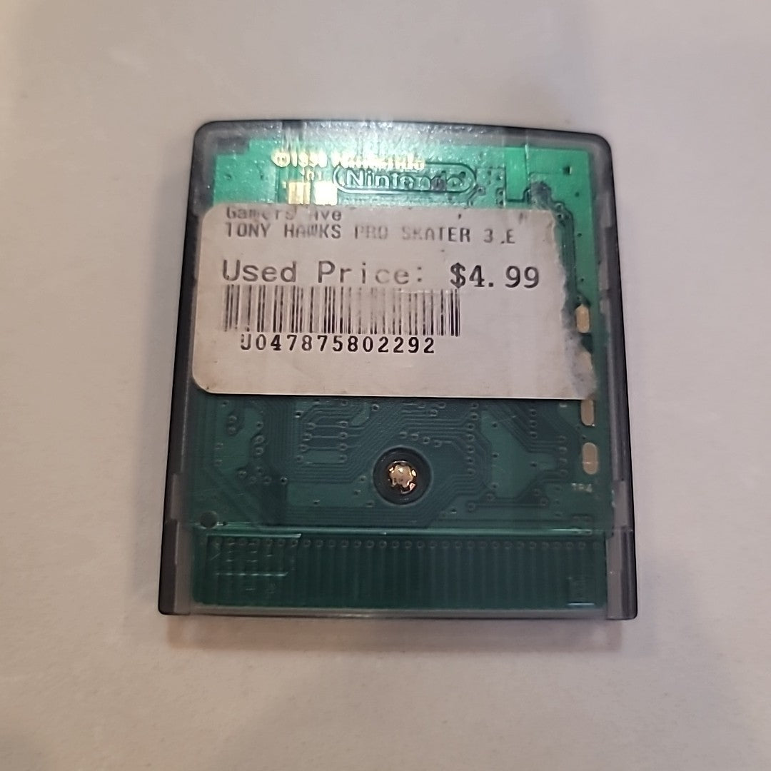 Nintendo Game Boy Color Authentic Tony Hawk's Pro Skater 3 Cart Only Tested