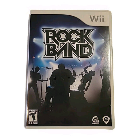 Rock Band (Nintendo Wii, 2008) Complete CIB Tested Very Good!