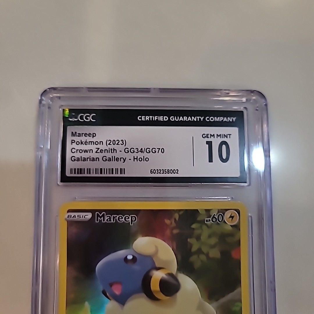 2023 Mareep Pokemon Crown Zenith- GG34/GG70 Galarian Gallery Holo