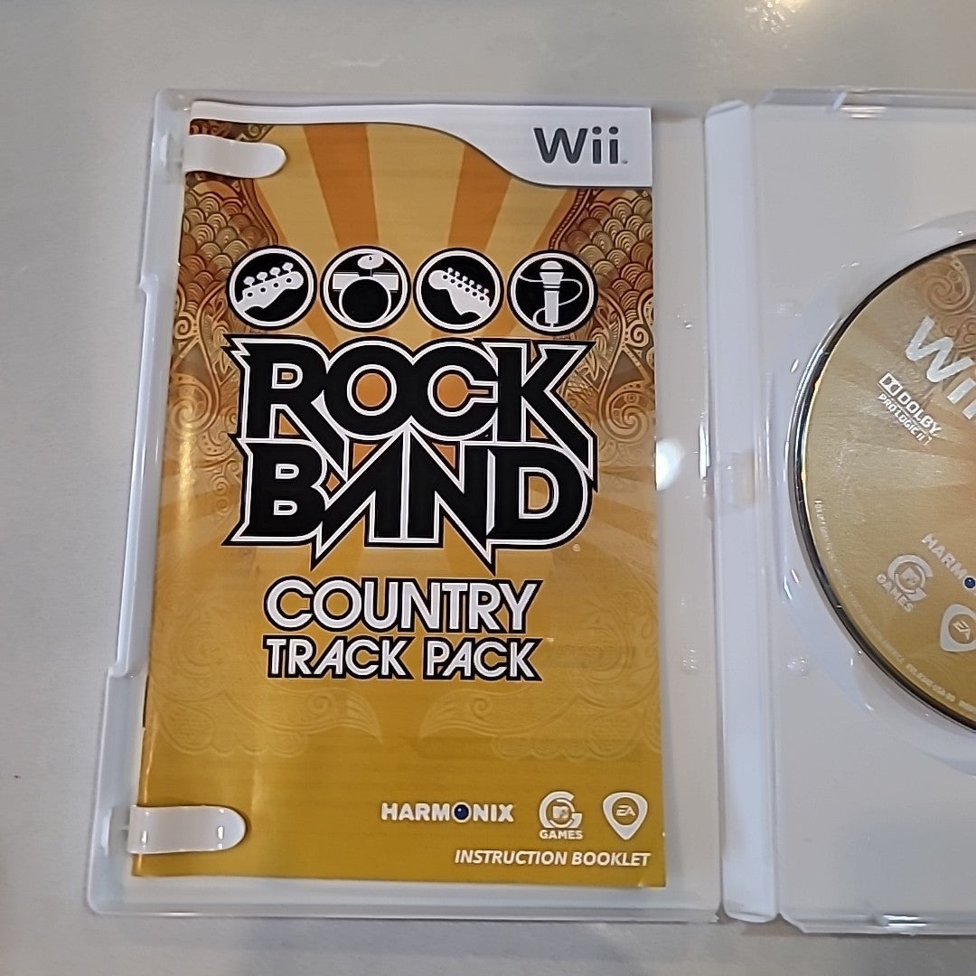 Rock Band: Country Track Pack (Nintendo Wii, 2009)  Complete