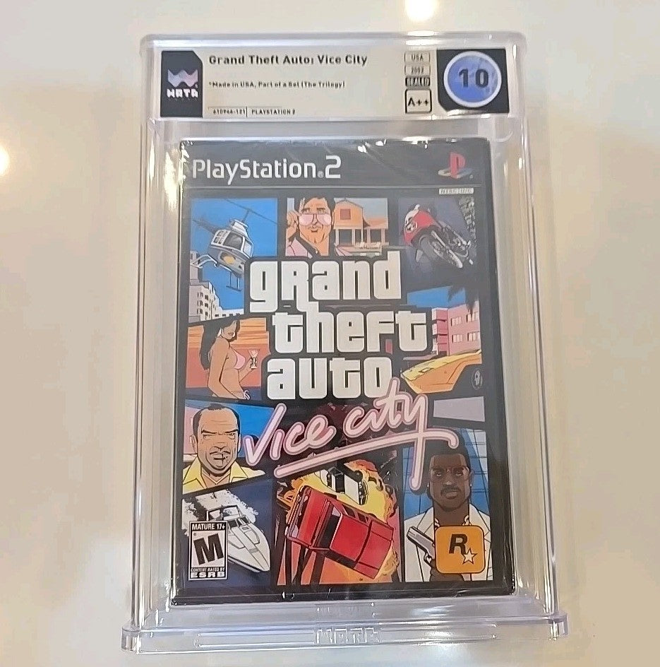 Grand Theft Auto: Vice City (GTA) - PlayStation 2 PS2 - WATA 10 A++ NOT VGA CGC