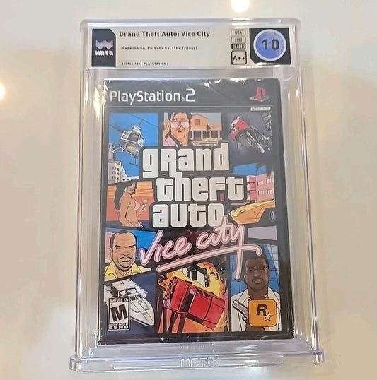 Grand Theft Auto: Vice City (GTA) - PlayStation 2 PS2 - WATA 10 A++ NOT VGA CGC