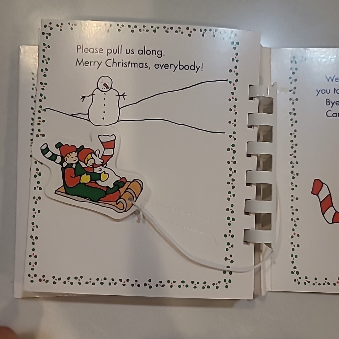 Pat the Christmas Bunny - Novelty Book, by Davis Edith Kunhardt - Good Condition