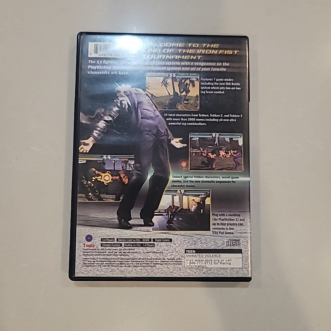 Tekken Tag Tournament (Sony PlayStation 2, 2002) PS2 Complete, Tested