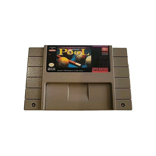Championship Pool Super Nintendo Game SNES 1992 Tested Working Pictures