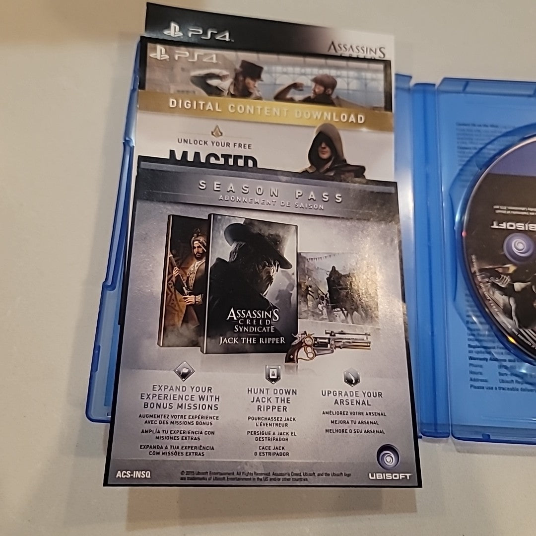 Assassin's Creed Syndicate (PS4, PlayStation 4) Tested - Mint Disc