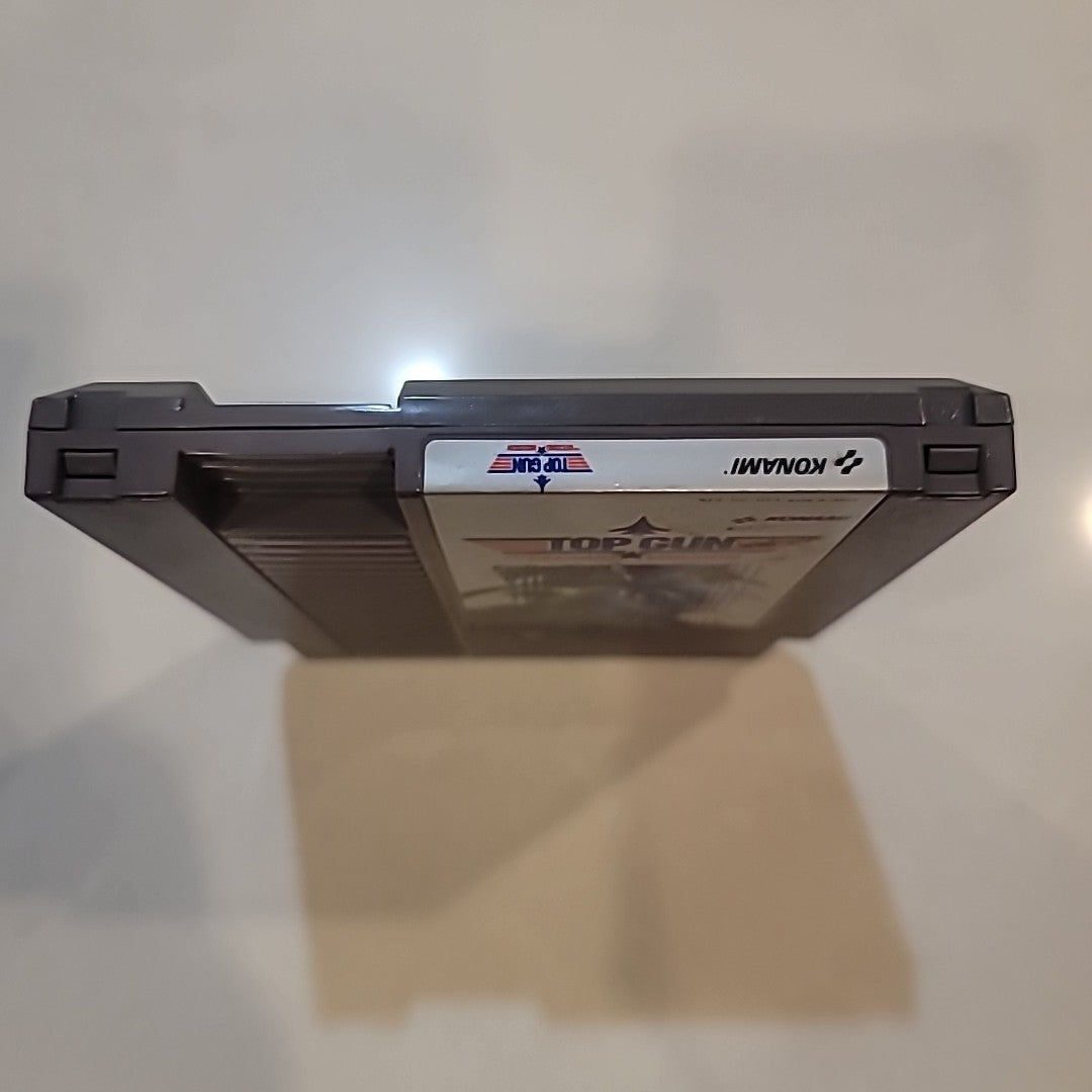Top Gun (NES, 1987) Game, manual, Foam, Black Cover