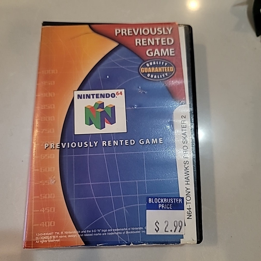 Tony Hawk's Pro Skater 2 - Nintendo 64 (Tested And Working!)