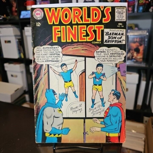 World’s Finest #146 Comic Book 1964 DC Comics Detached Centerfold